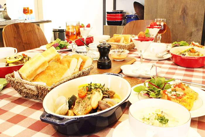 春日井市、小牧市で人気のビストロが開催する料理教室の撮影作業です。