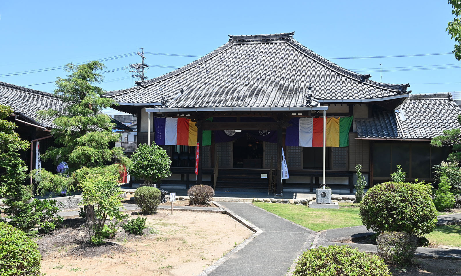 寺院のホームページ