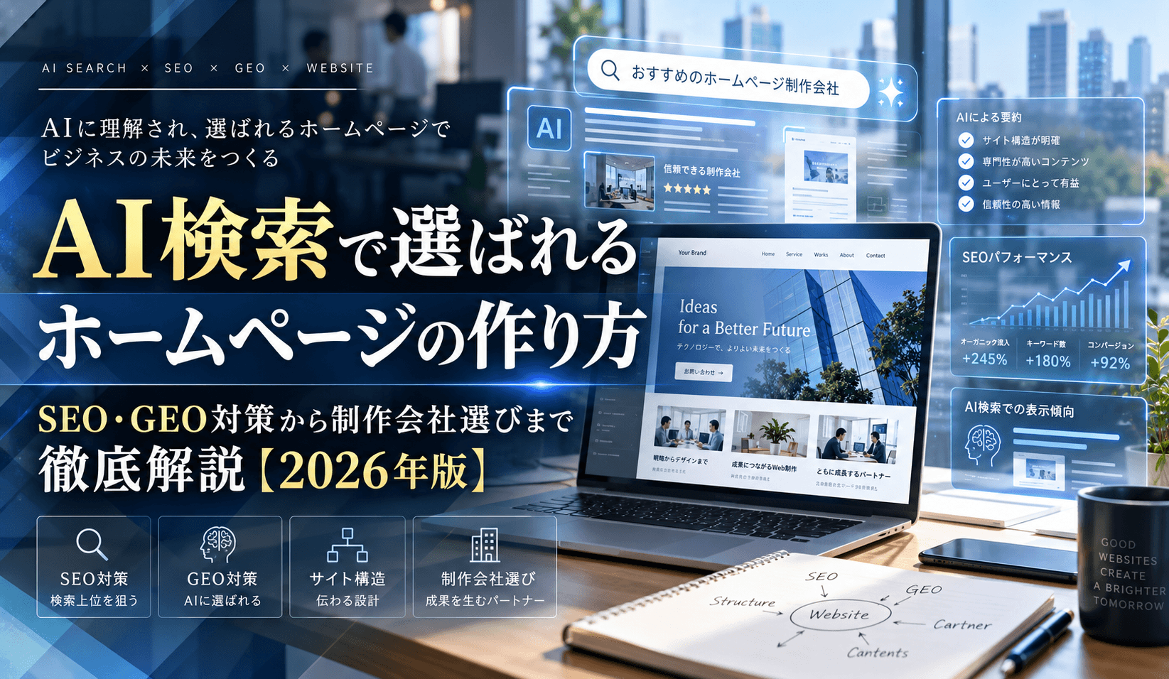 ChatGPT・Google AI検索に強いサイトの特徴