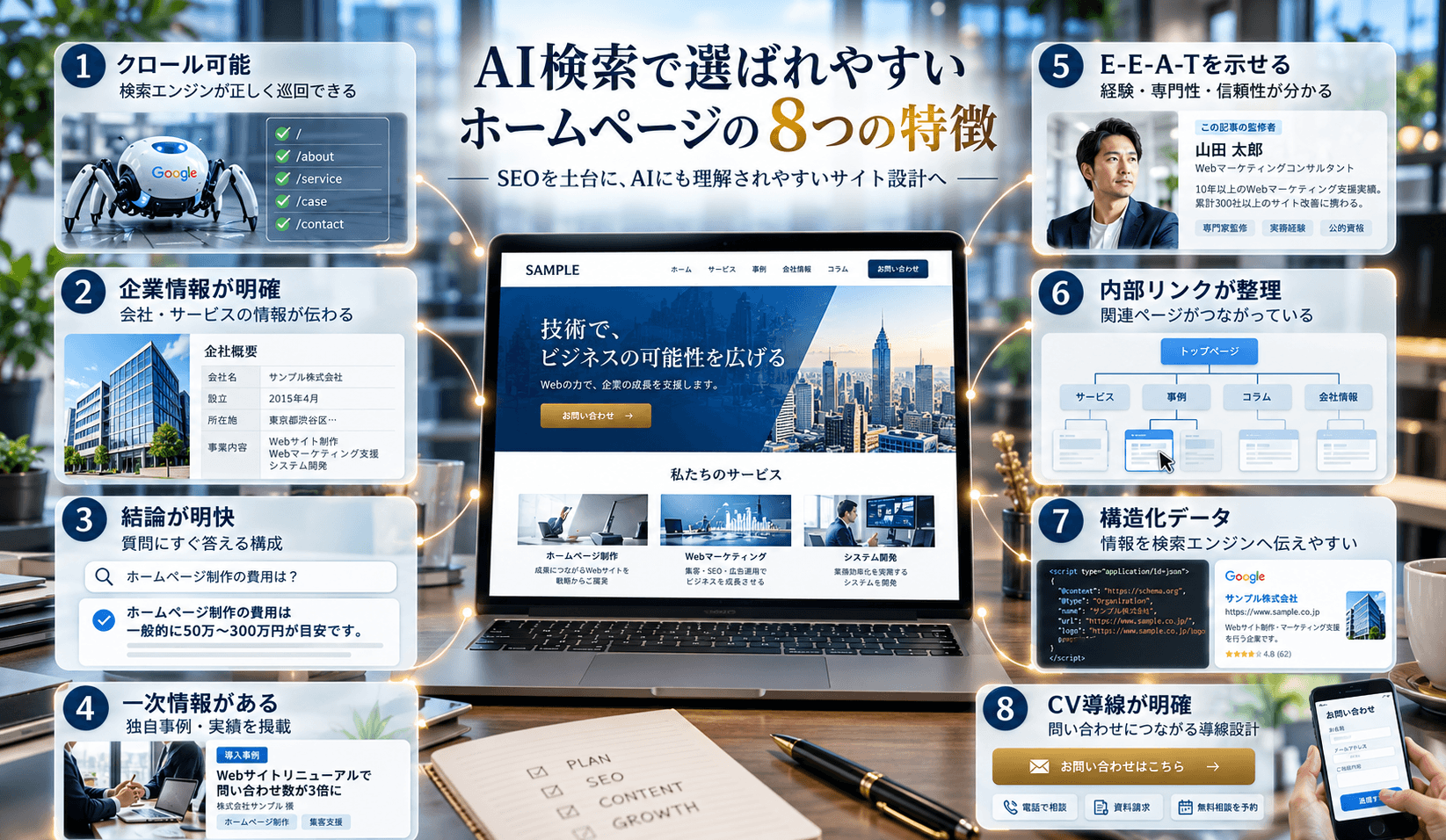 AI検索に強いホームページとは?