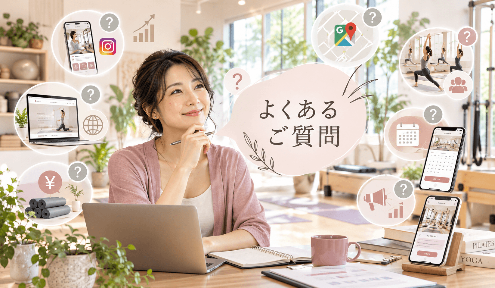 ピラティス・ヨガスタジオの集客に関するよくある質問
